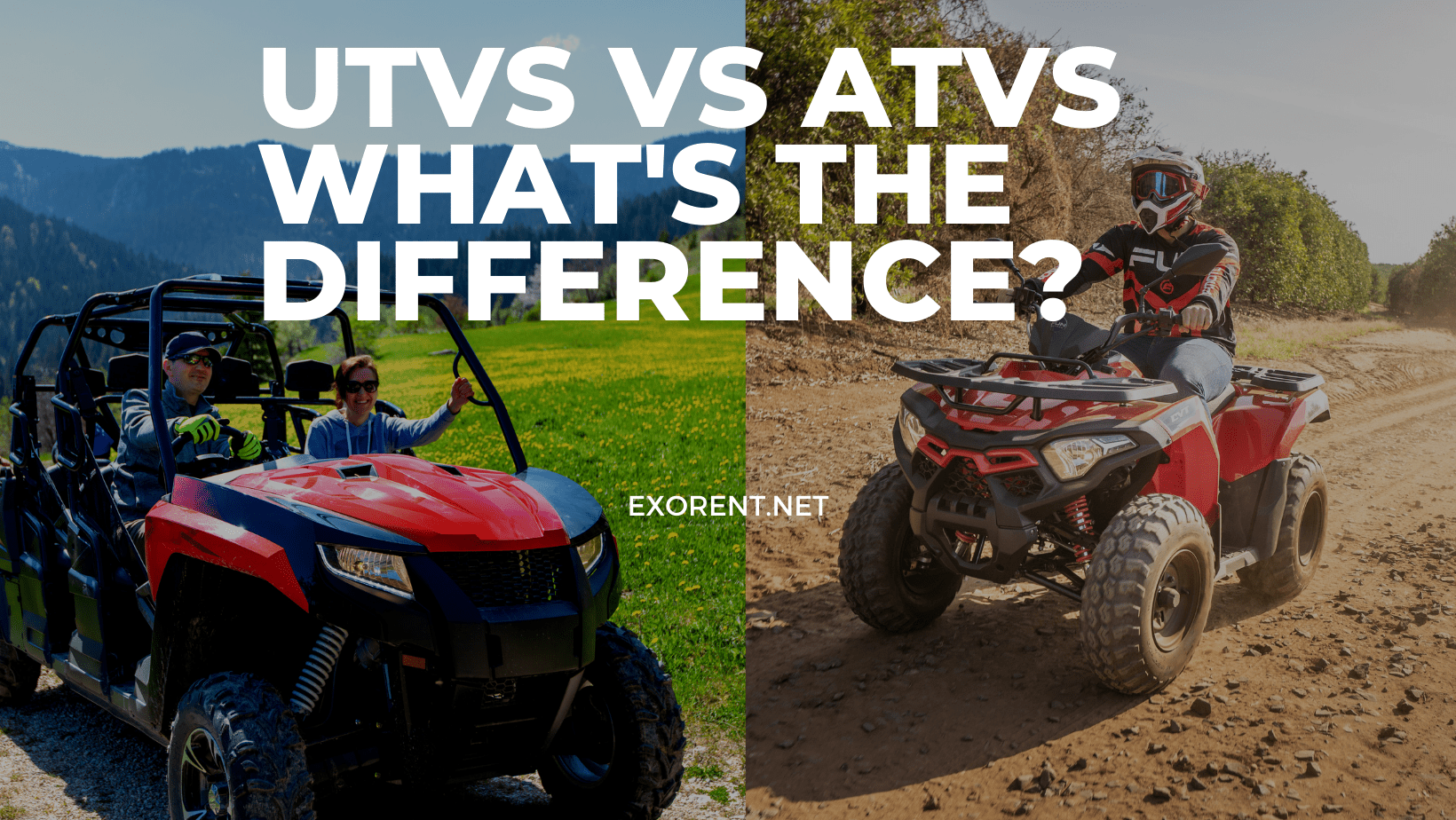 What Is The Difference Between UTVs And ATVs?